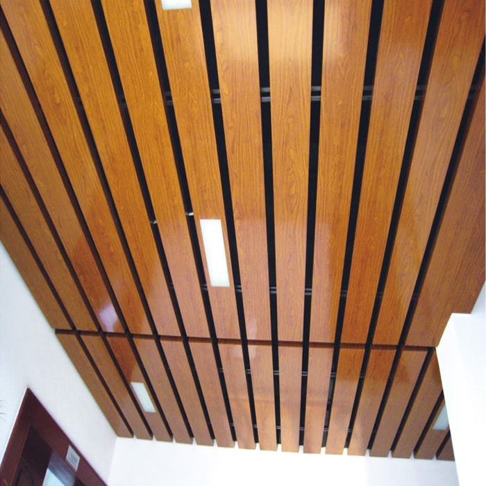 Trần nhôm C-Shaped giả gỗ