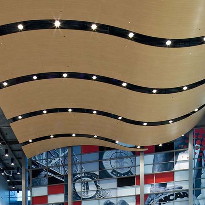 Trần nhôm uốn cong CURVE